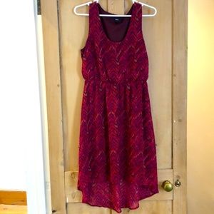 Midi Length High Low Dress